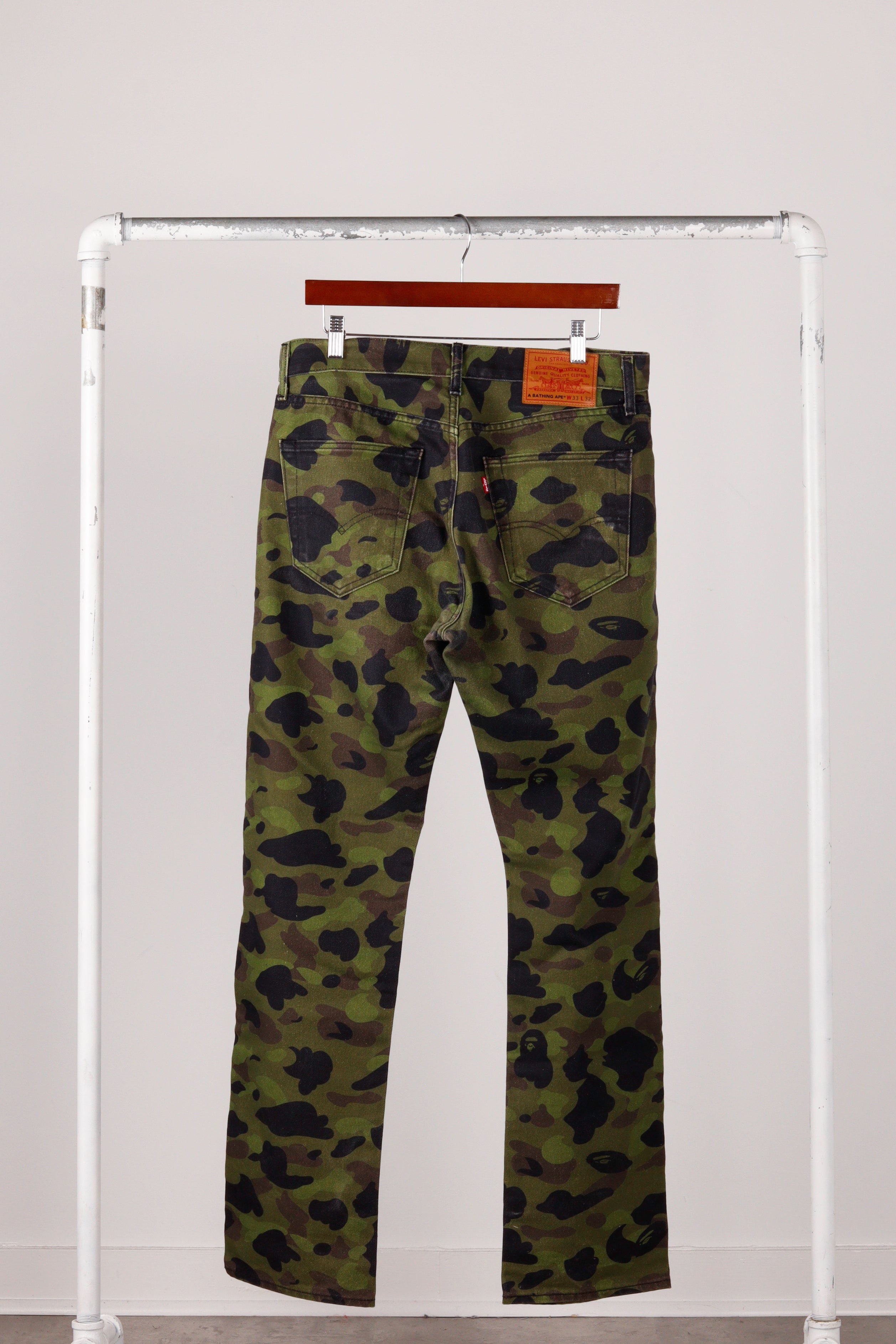 パンツ BAPE / LEVI'S CAMO 501 '93 BAPE x Levi's Camo 501 93 Model Indigo Men's - SS21 - US