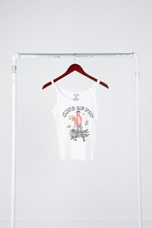 Hysteric Glamour x Michael Jackson SS18 'King Of Pop" Tank Top White (2018)