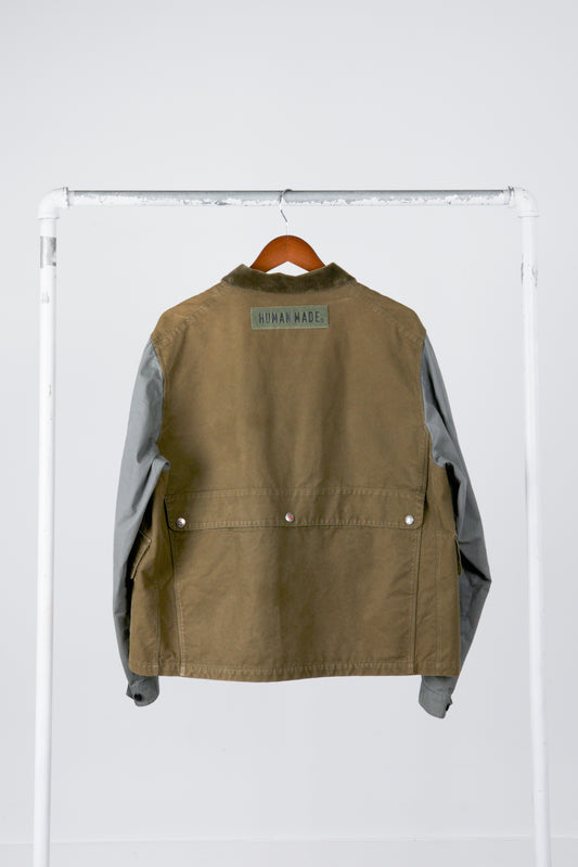 Human Made 'FW18 Heart Embroidered Hunting' Jacket Olive Green (2018)