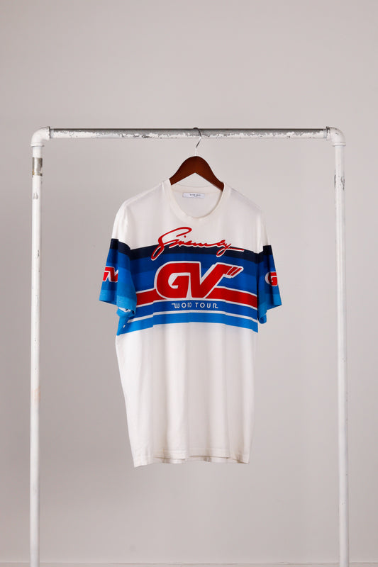 Givenchy SS18 'GV World Tour' T-Shirt White (2018)