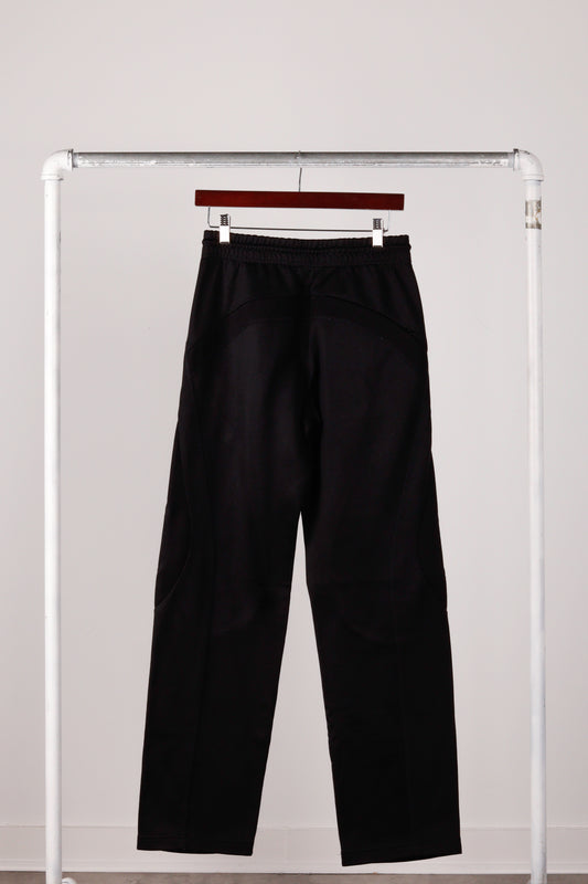 Kiko Kostadinov SS20 'Lasso Knee' Trousers Black (2020)