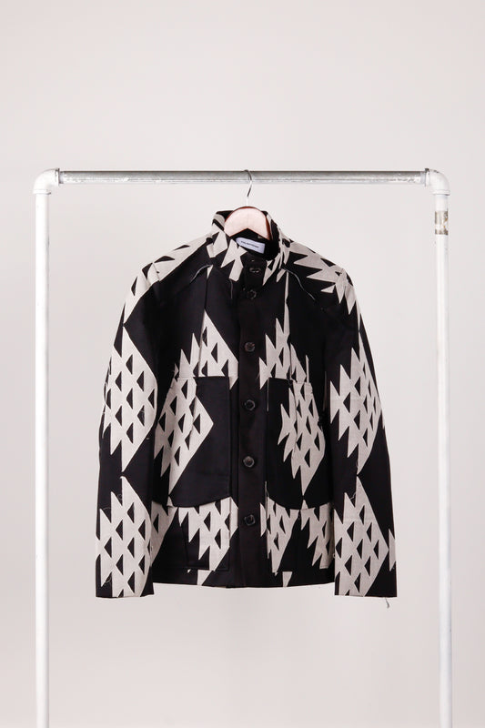 Kiko Kostadinov SS20 'Tulcea Hunting' Jacket Black (2020)