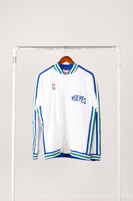 Mitchell & Ness '1992-93 Minnesota Timberwolves Home' Warm Up Jacket