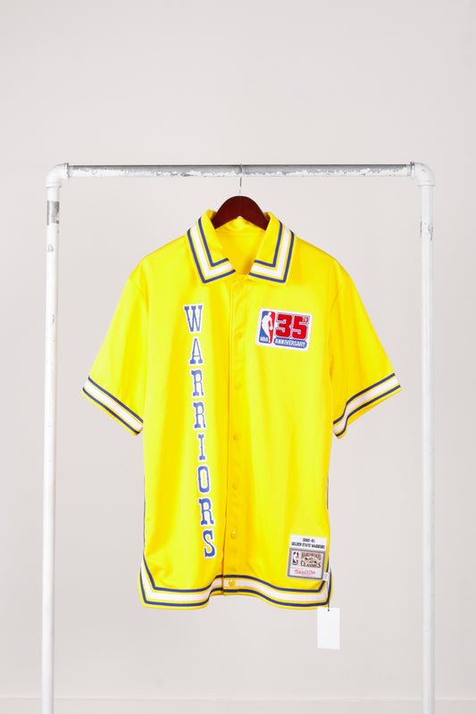 Mitchell & Ness '1980-81 Golden State Warriors' Warm Up S/S Shirt
