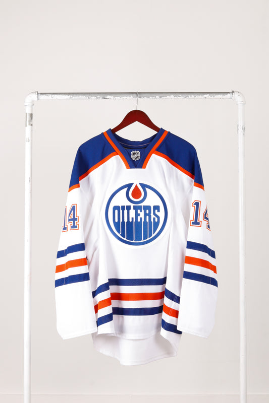 Reebok 2011-12 'Jordan Eberle Edmonton Oilers Away' Authentic Jersey