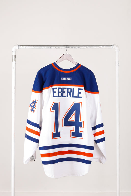 Reebok 2011-12 'Jordan Eberle Edmonton Oilers Away' Authentic Jersey