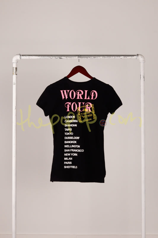 Vivienne Westwood SS07 'WORLD TOUR' Lip T-shirt Black (2007)