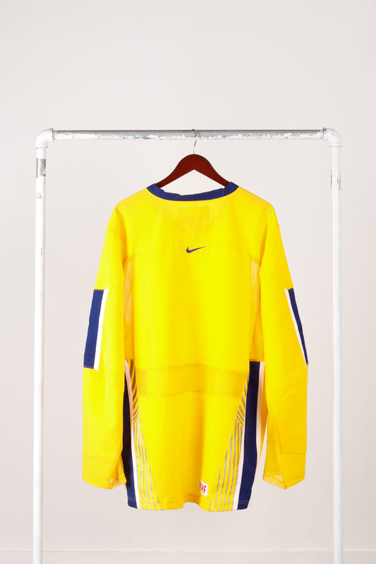 Nike 2008-2009 'Team Sweden' Home Hockey Jersey Yellow