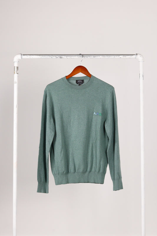 APC SS23 'Marvin Pullover' Sweater Heathered Green (2023)