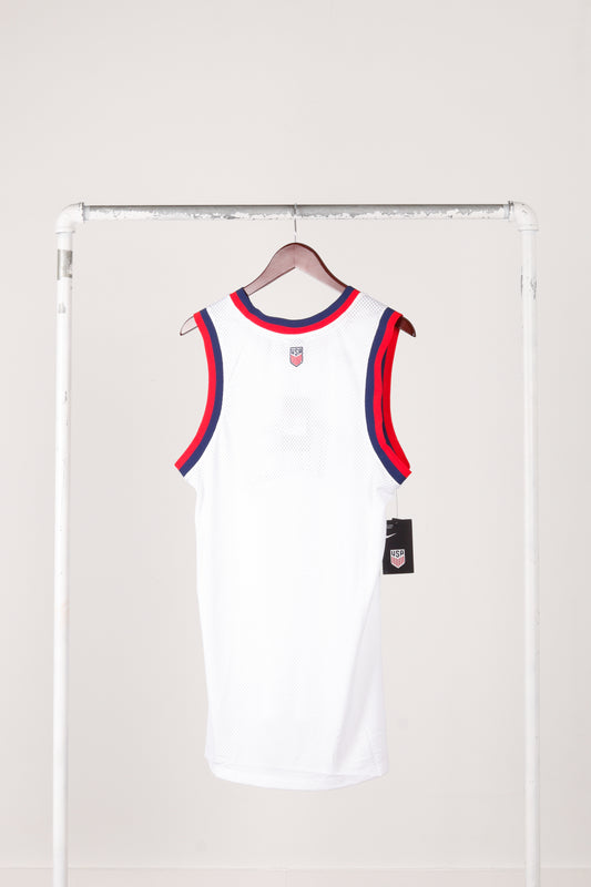 Nike USMNT Soccer 'States' Basketball Jersey White (2021)