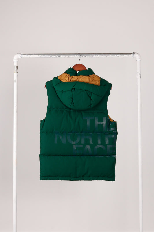 The North Face x Comme des Garçons Junya Watanabe MAN FW17 'Puffer' Down Vest Green (2017)