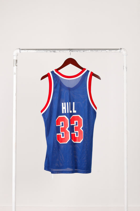 Vintage 90's Champion 'Detroit Pistons Grant Hill Away' Jersey