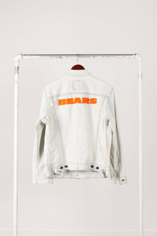 Levi's x NFL 'Chicago Bears' Light Wash Denim Trucker Jacket (2016)