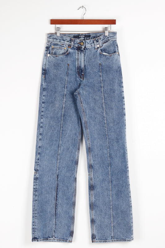 Jacquemus SS23 'Le de Nimes Bordado' Straight Leg Denim Jeans (2023)