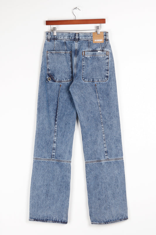 Jacquemus SS23 'Le de Nimes Bordado' Straight Leg Denim Jeans (2023)