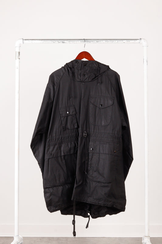 Barbour x Engineered Garments FW18 'Cowan Wax' Pullover Jacket Black (2018)