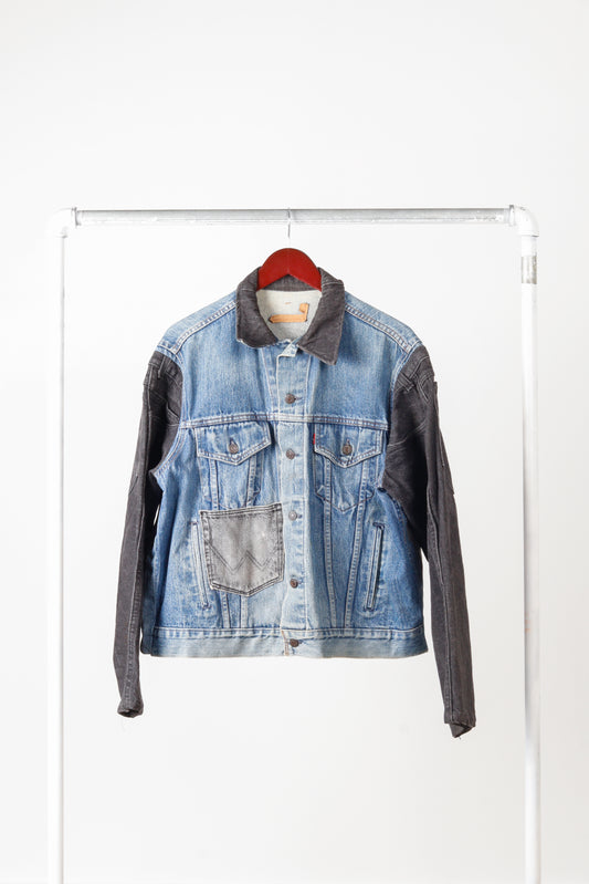 Vintage 1980's Levi's 'Custom Patchwork' Type 3 Denim Jacket