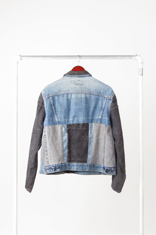 Vintage 1980's Levi's 'Custom Patchwork' Type 3 Denim Jacket