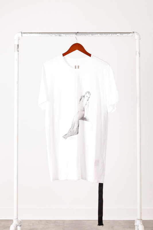Rick Owens DRKSHDW FW22 'Level' T-Shirt White (2022)