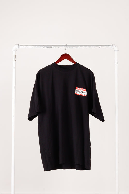 Vetements SS24 'My Name Is' T-Shirt Black (2024)