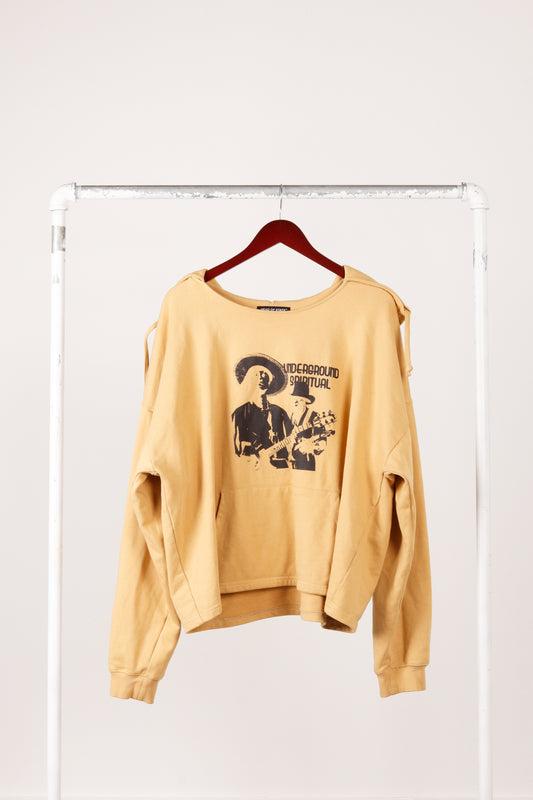 Head Of State FW22 'Underground Spiritual' Hooded Sweatshirt Yellow (2022)