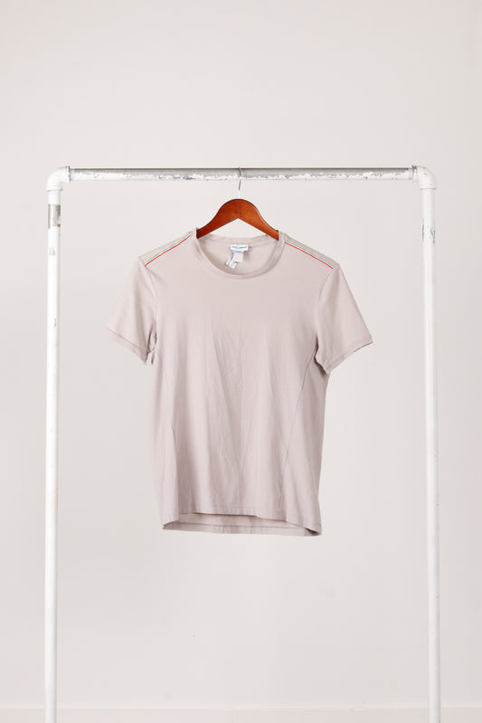 2000's Dolce & Gabbana 'Italy Striped' T-Shirt Gray
