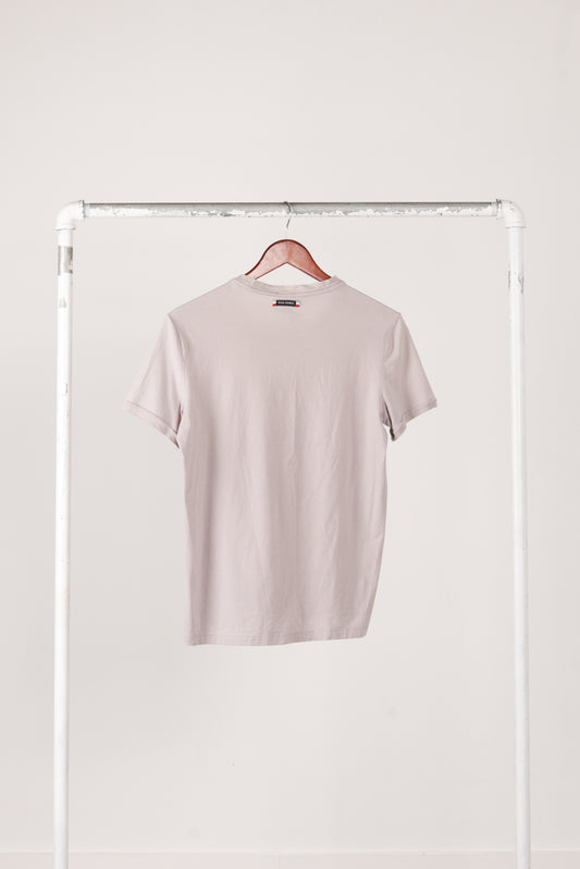 2000's Dolce & Gabbana 'Italy Striped' T-Shirt Gray