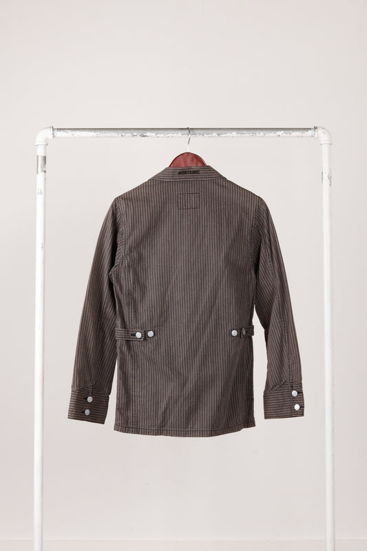 Hysteric Glamour Heavy 'Hickory Striped' Chore Jacket Gray
