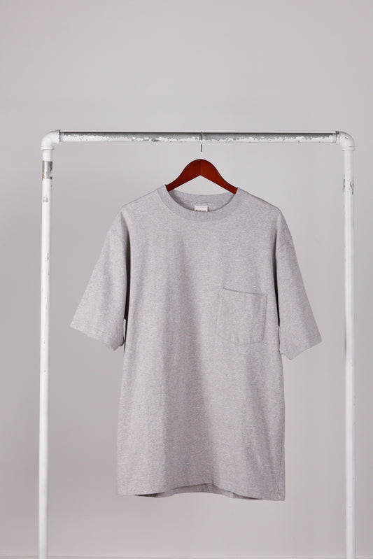 Snow Peak FW23 'Logo Embroidered Cotton Jersey' Tee Grey (2023)