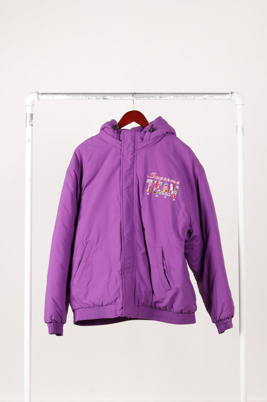 Supreme SS20 'Supreme Team' Puffy Jacket Purple (2020)