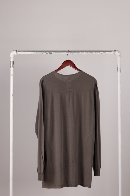 Rick Owens DRKSHDW SS14 'Diamond Seam' L/S Tee Dust (2014)