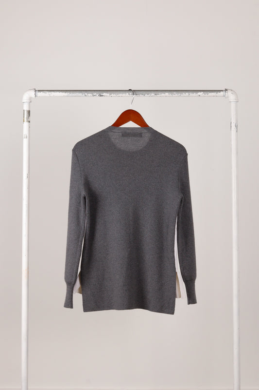 Marni 'Virgin Wool' Smocked Sweater Top
