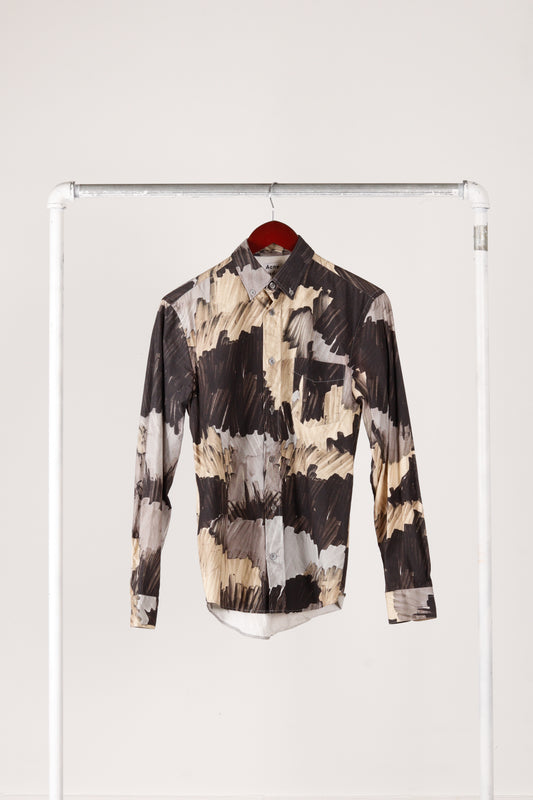 Acne Studios FW14 'Isherwood Mark Print' Oxford Shirt (2014)