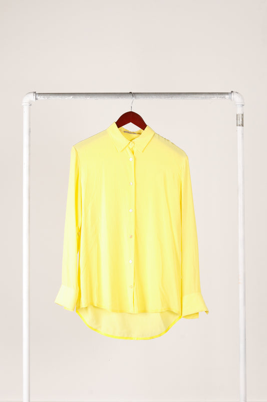 Acne Studios FW12 'Joyce Silk' Shirt Yellow (2012)