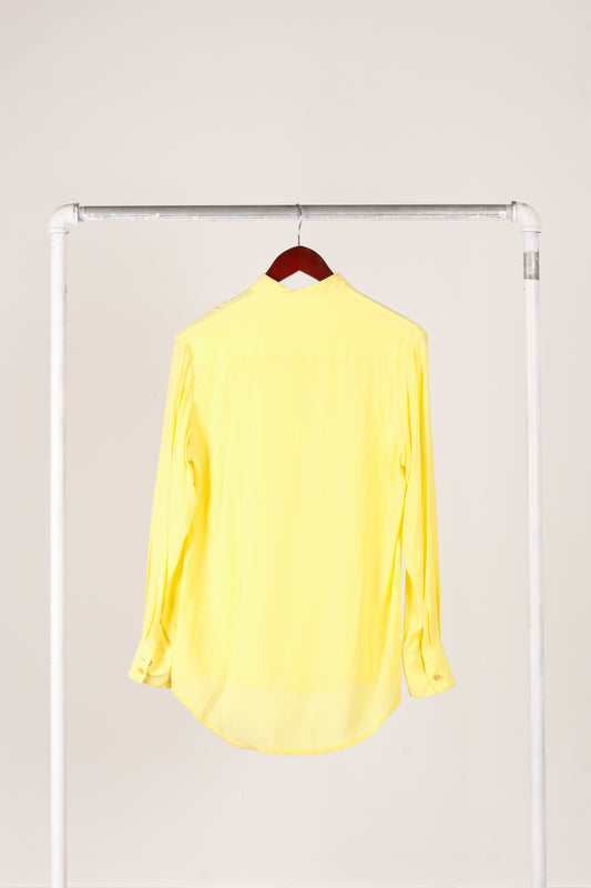 Acne Studios FW12 'Joyce Silk' Shirt Yellow (2012)
