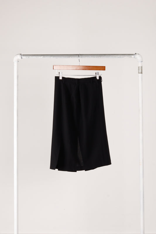 Yohji Yamamoto Noir SS00 'Lanie Wool Pencil' Skirt Black (2000)