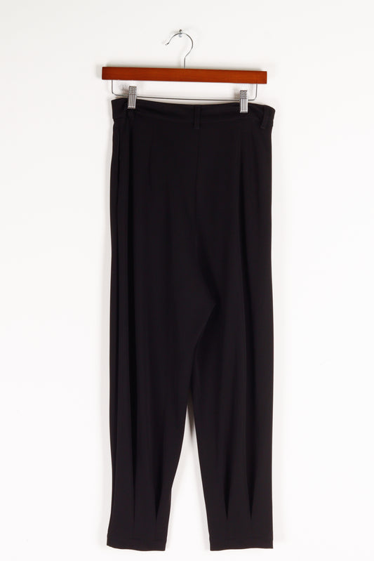 Hysteric Glamour 'Cheetah Lined 3 Pleated' Pants Black