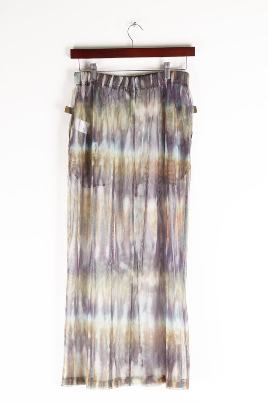 South2 West8 SS19 'Splashed Pattern Bush Mesh' Skirt (2019)