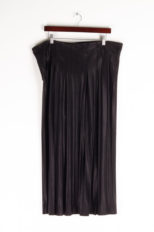 Issey Miyake FW08 'Pleated Long' Skirt Black (2008)