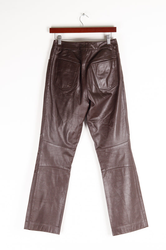 Vintage 90's Ralph by Ralph Lauren 'Boot Cut Leather' Pants