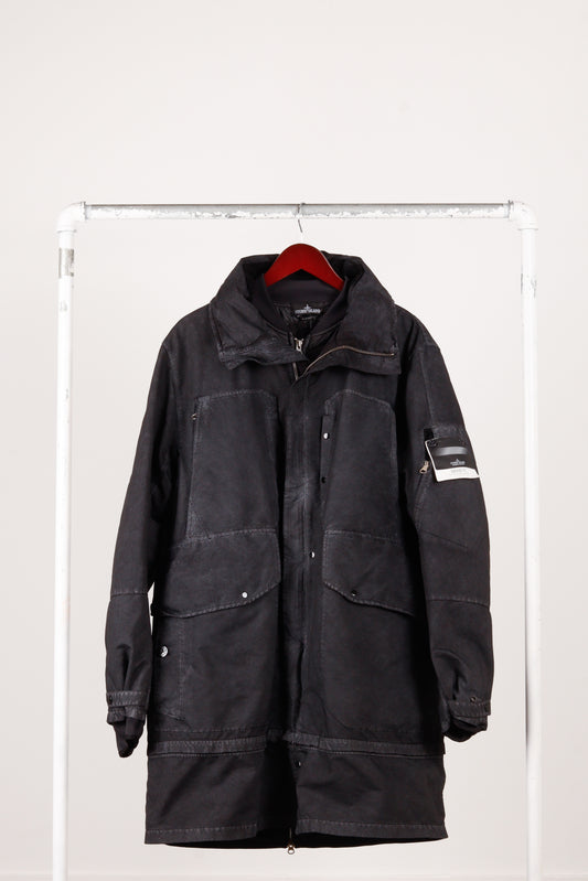 Stone Island Shadow Project FW17 'Multi Strata David TC' Coat Charcoal (2017)