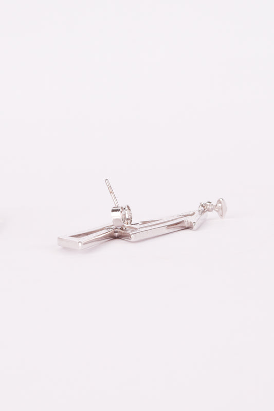 Vivinne Westwood SS18 'Isadora' Earrings Silver (2018)