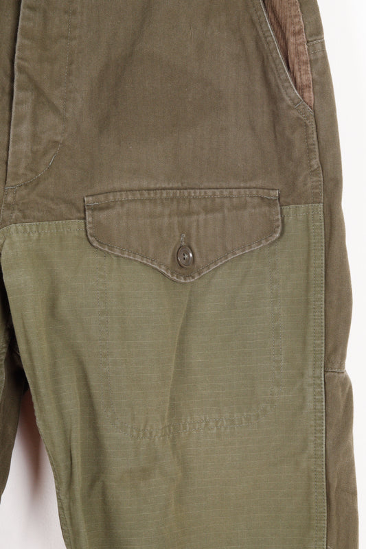 Engineered Garments FW23 'Herringbone Twill' Field Pants Olive (2023)