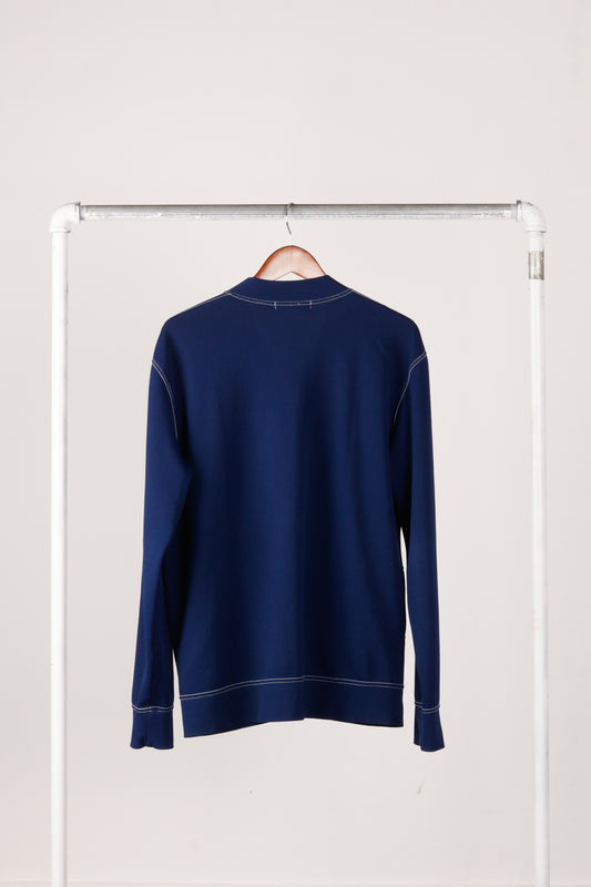 Comme des Garçons HOMME DEUX SS16 'Contrast Stitched Panels' Cardigan Sweater (2016)