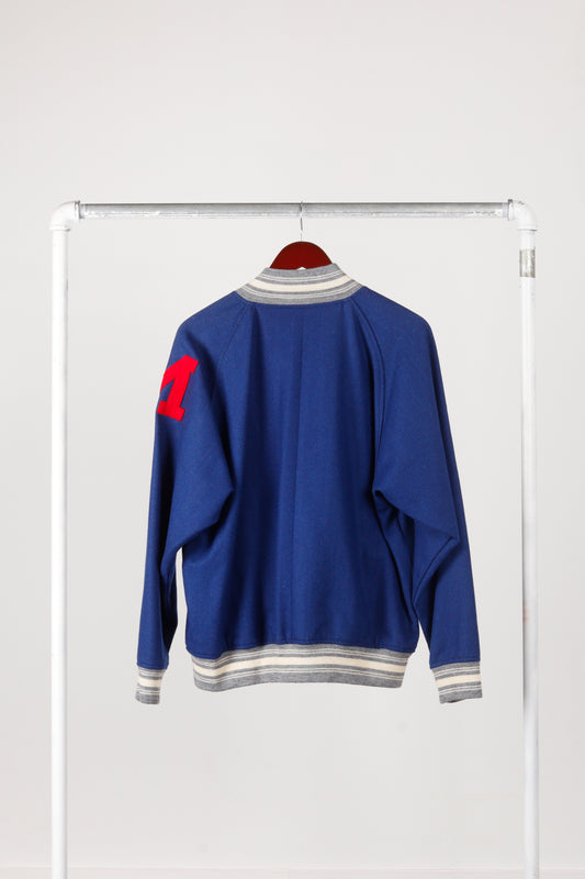 Ebbets Field Flannels 'Milwaukee Braves' Wool Bomber Jacket