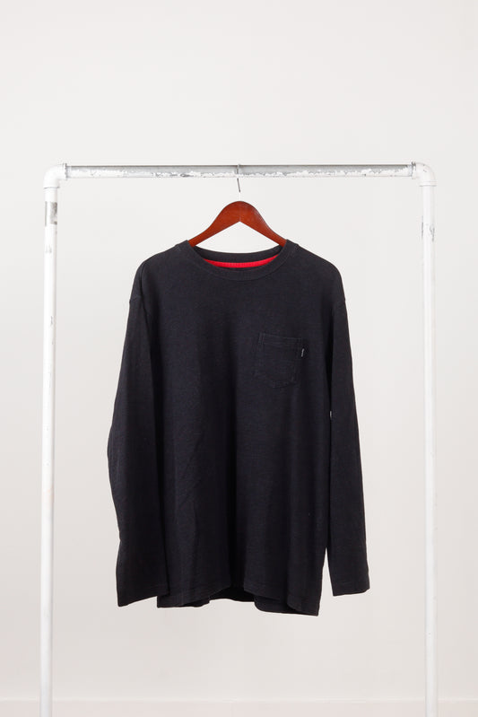 Supreme FW17 'Pocket' L/S Tee Black (2017)