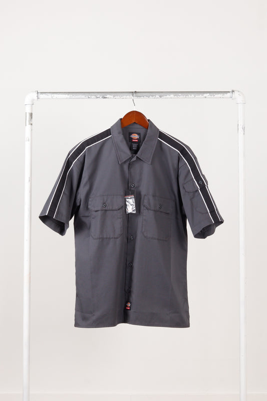 SS22 Supreme x Dickies 'Stripe' S/S Work Shirt Charcoal (2022)