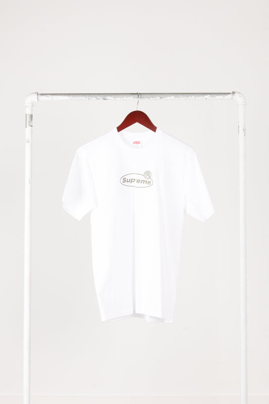 Supreme FW22 'Warning' Tee White (2022)