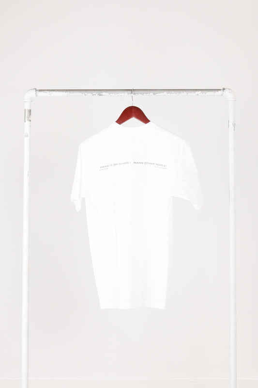Supreme FW22 'Warning' Tee White (2022)