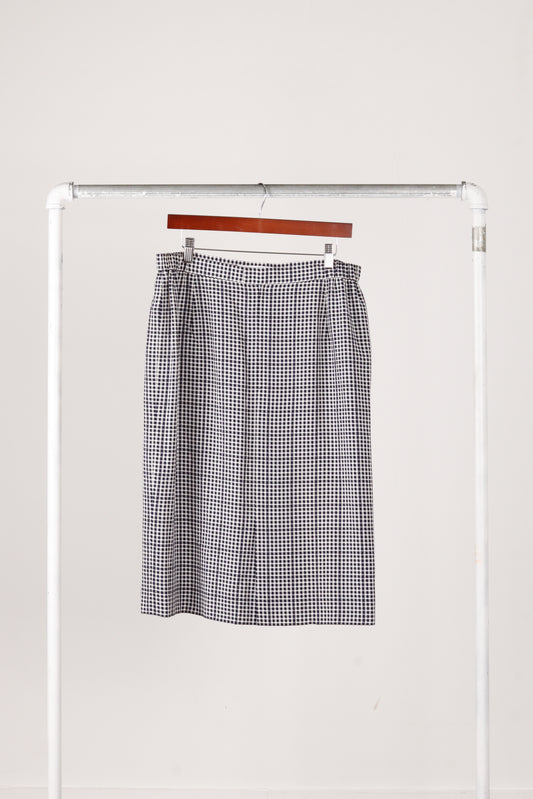 90's Givenchy Glamour 'Houndstooth' Pencil Skirt
